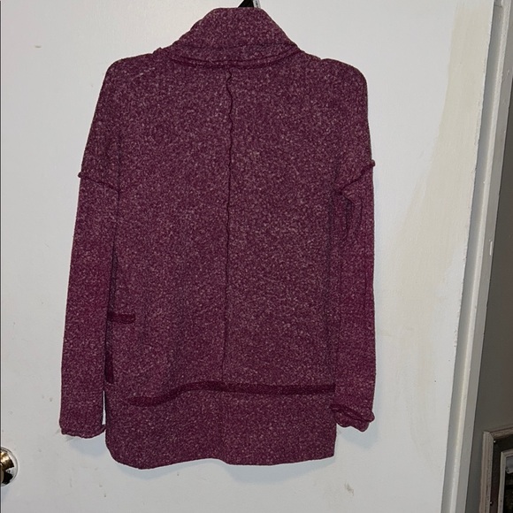 Roots kids Cozy Maroon Open-Front Sweater - Picture 2 of 3